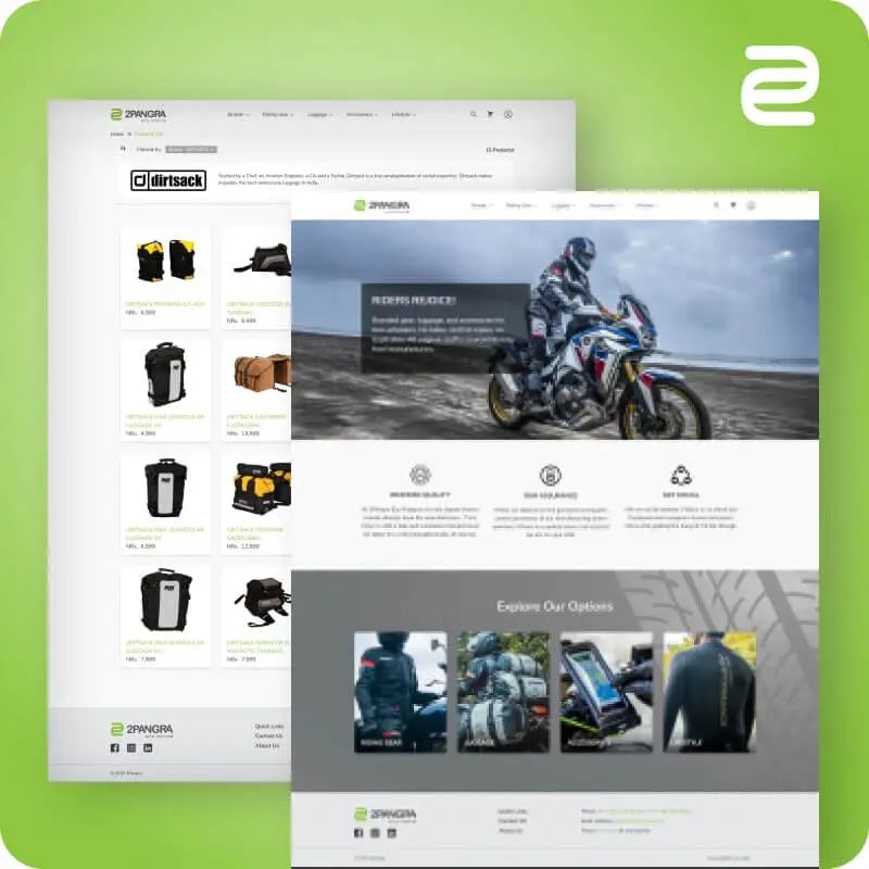 E-Commerce Websites design for Dui Pangra